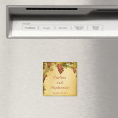 Wijngaard bruiloft magneet gunst (Insitu (Vaatwasser))