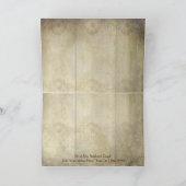 Wijngaard Chardonnay Groene Druivenstokken Elegant Bedankkaart (Binnen)