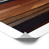 Wijngaard door een Venster Herfst / Herfst Poster (Hoek)