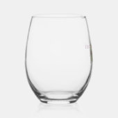 Wijngaard Druiven Aangepaste Steeloze Wijn Glas (Rechts)