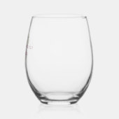 Wijngaard Druiven Aangepaste Steeloze Wijn Glas (Links)