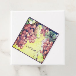 Wijngaard Druiven Cadeaublaadjes Wijnliefhebber Ca Bedankjes Labels