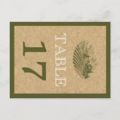  wijngaard en kurk trouwtafel nummer briefkaart (Voorkant)