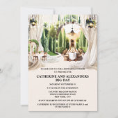 Wijngaard fine dining topiary string verlichting c kaart (Voorkant)