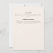 Wijngaard fine dining topiary string verlichting c kaart (Achterkant)