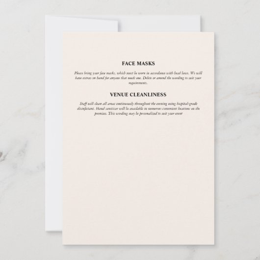 Wijngaard fine dining topiary string verlichting c kaart (Achterkant)