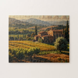 Wijngaard in Italië Legpuzzel