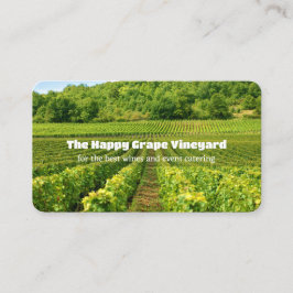 Wijngaard op reis visitekaartje