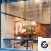 Wijngaard Raamsticker (Cafe Raam)
