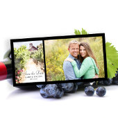 Wijngaard Rode Schuur Waterverf Bruiloft Save the Date