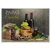 Wijngaard snijplank-groot snijplank (Voorkant)