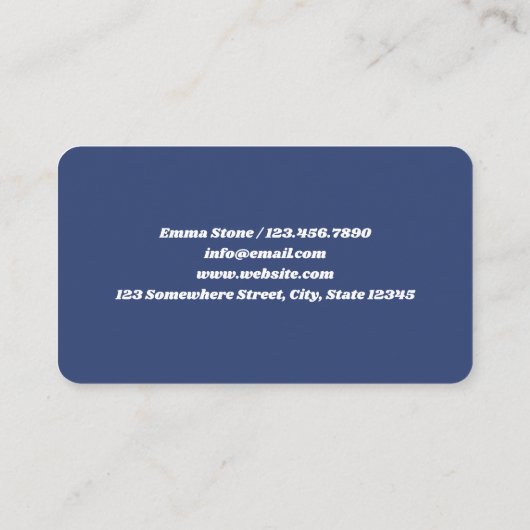 Wijngaard Sommelier Visitekaartje (Achterkant)