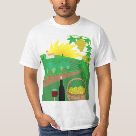 Wijngaard T-shirt (Voorkant)