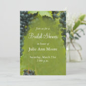 Wijngaard Theme Vrijgezellenfeest Kaart (Staand voorkant)