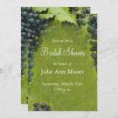 Wijngaard Theme Vrijgezellenfeest Kaart (Voorkant / Achterkant)