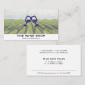 wijngaard | Toast glazen druiven Visitekaartje (Voorkant / Achterkant)