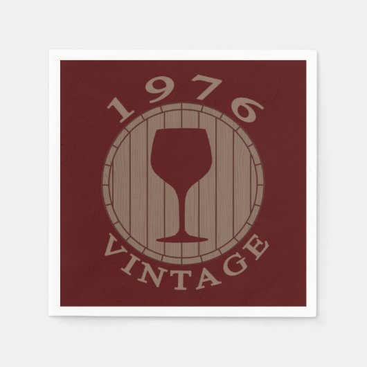  wijngaard van 1976 servet (Voorkant)