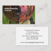 wijngaard van roos visitekaartje (Voorkant / Achterkant)