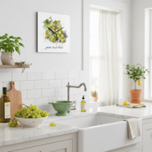 Wijngaard Waterverf Druiven, custom