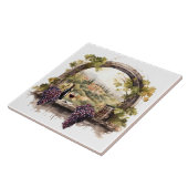 Wijngaard Waterverf Print Tegel Tegeltje (Zijkant)