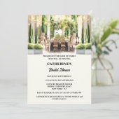 Wijngaard wijn boerderij fine dining string verlic kaart (Staand voorkant)