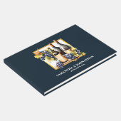 Wijngaard wijn boerderij waterverf flessen druiven gastenboek (Hoek)