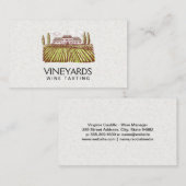 wijngaard | wijnbouwschets visitekaartje (Voorkant / Achterkant)