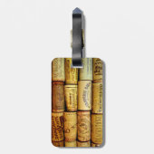 Wijngaard Wijnkurk Collage Bagagelabel (Achterkant verticaal)