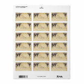 Wijngaard, wijnmakerij aquarel etiket (Full Sheet)