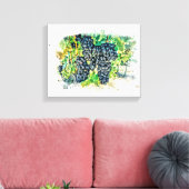 *~* Wijngaard Wijnmakerij Druif AR21 Wijnkelder Canvas Afdruk (Insitu (Woonkamer))
