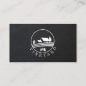 Wijngaard wijnmakerij Logo Visitekaartje (Voorkant)