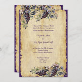 Wijngaard Wijnmakerij Rustiek Land Huwelijk Custom Kaart (Voorkant / Achterkant)