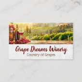 wijngaard | wijnmakerij visitekaartje (Voorkant)