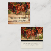 Wijngaard / wijnsommelier vierkante visitekaartje (Voorkant / Achterkant)