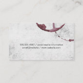 wijngaard | wijnvlek visitekaartje (Achterkant)