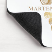 wijngaarden gouddruiven monogram wijngaarden muismat (Hoek)