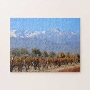 Wijngaarden in de Herfst van Mendoza, Argentinië Legpuzzel