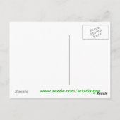 Wijngaarden in Healdsburg, CA Waterverf Post Kaart (Achterkant)