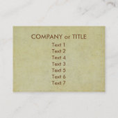 wijngaarden in het graafschap Wenen Oostenrijk Visitekaartje (Achterkant)