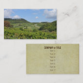 wijngaarden in het graafschap Wenen Oostenrijk Visitekaartje (Voorkant / Achterkant)