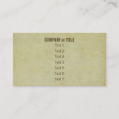 wijngaarden in het graafschap Wenen Oostenrijk Visitekaartje (Achterkant)