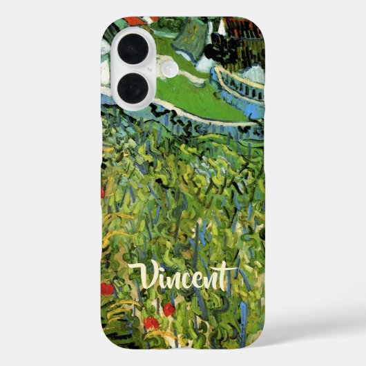 Wijngaarden met uitzicht op Auvers van Vincent van Case-Mate iPhone Case (Achterkant)