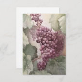 wijngaarden notitiekaartje (Voorkant / Achterkant)