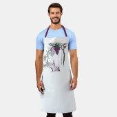 wijngaarden schort (Gedragen)