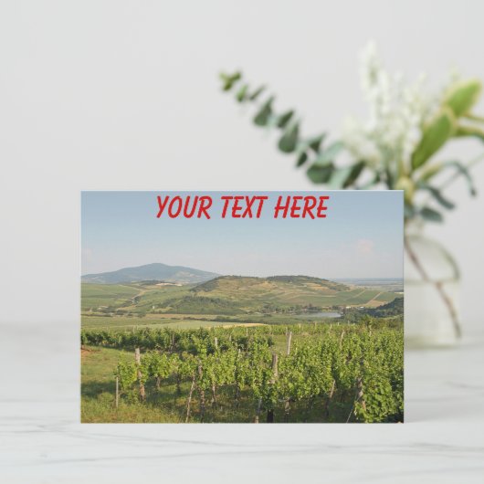  wijngaarden Tokaj, Hongaarse kaart (Staand voorkant)