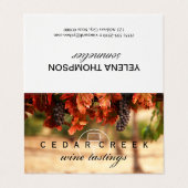 wijngaarden visitekaartje (Buitenkant ongevouwen)