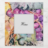 wijngaarden wijn etiket (Enkel label)