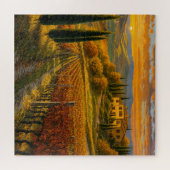 Wijngaardpad – Tuscany-geïnspireerde legpuzzel (Horizontaal)