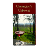 Wijngassenlabel Etiket (Voorkant)