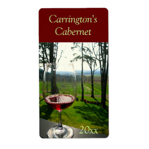 Wijngassenlabel Etiket